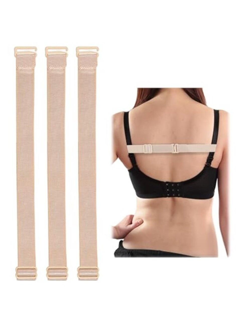 3 Pcs Bra Strap Holders for Slipping, Bra Strap Clips for the Back Women’s